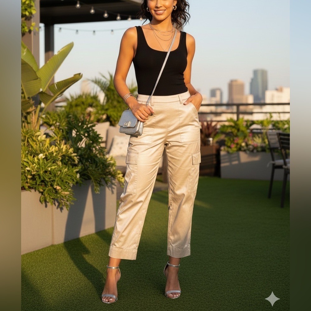 Old Navy Champagne Cargo Pants